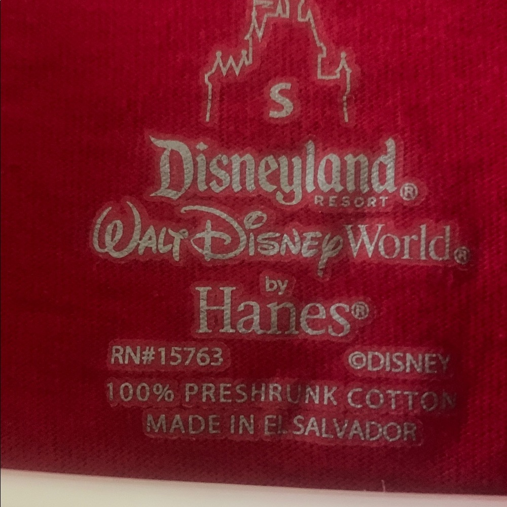 Disney Red Minnie Mouse Short Sleeve Tee - Picture 3 of 4